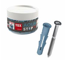 TOX Abdichtender Allzweckdübel mit Senkkopfschraube Inox A2