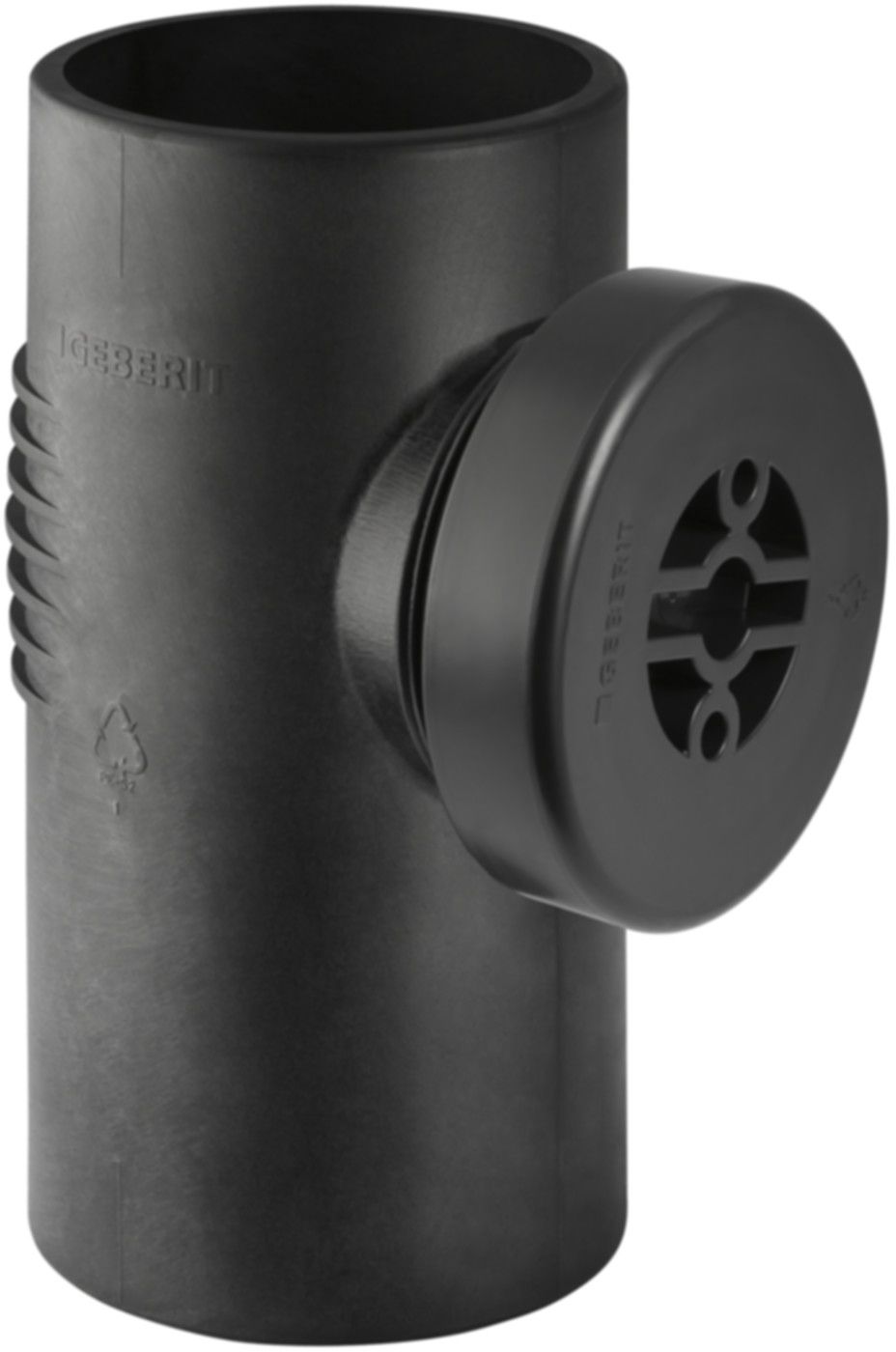 Putzstück 90° d 135mm 312.333.14.1 - Geberit-PE-Silent-Formstücke