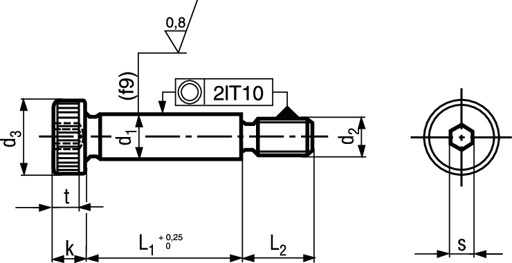Pass-Schul I-6kt ST 012.9/12.9 SCHW BN1359 6x20/M5 - Bossard Schrauben