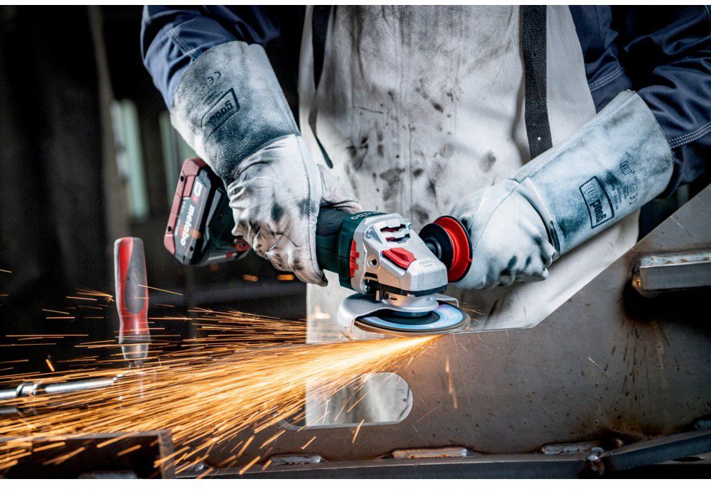 Akku-Winkelschleifer WB 18 LTX BL 15-125 Quick 18 V , Ø 125mm ,  Solo im MetaBOX - Metabo Elektrowerkzeuge