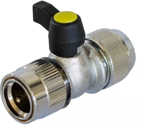 TEGUFIX Steckkupplung 12/15mm verchromt mit schlauchanschluss, 55303.013 - Gartenbauwerkzeuge