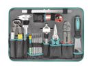TECHNOCRAFT ABS-Werkzeugkoffer Pro Chrome 185 1/4"+1/2" , PB + Knipex , 185 tlg. - Werkzeugkoffer,Sortimentskoffer,Behälter