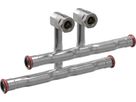 Set Anschluss-T-Stücke 18-15mm 24046 für Vor- und Rücklauf, mit Anschlussver. EK - Mapress-Heizungs-Formstücke