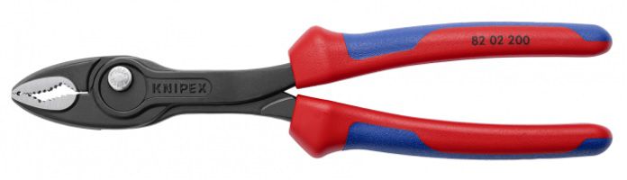 KNIPEX Frontgreifzange TwinGrip 82 02, L=200mm, für Ø und Schlüsselweiten 4-22mm - Zangen, Schneiden