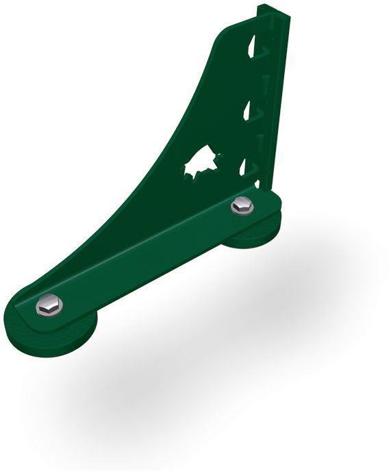 PREFA Haken für Schneerechensystem 06 P.10 Moosgrün VE 2 Stk. 120187 - PREFA Dachsysteme