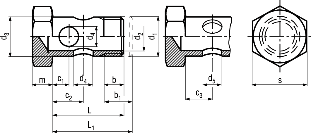 Hohlschr Regelausf ST VZB BN353 DIN7643 10 / M14x1,5 - Bossard Schrauben