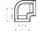 COOL-FIT Winkel 90° vorisol. 32x 75mm 738 104 108 - GF COOL-FIT 2.0
