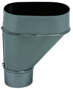 Rohrsammeltrichter exz. 75 mm 217 - MattpluS Spenglereihalbfabrikate
