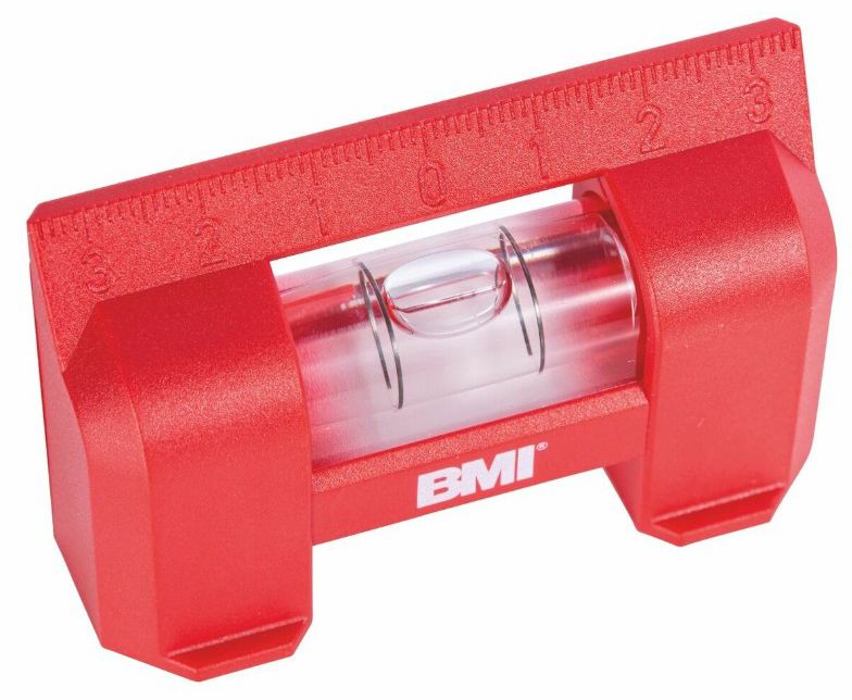 BMI Wasserwaage mit Magneten 7cm, Messgenauigkeit 1mm/m - Nivellieren