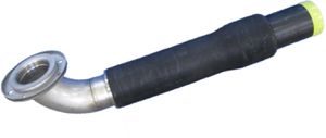 GEBEF Typ 1141 Losflansch 90° INOX d 63mm - DN 50 775 011 410 - GF GEBEF Gebäudeeinführung