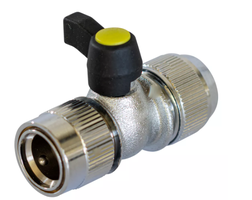 TEGUFIX Steckkupplung 12/15mm verchromt mit schlauchanschluss, 55303.013 - Gartenbauwerkzeuge