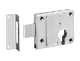 SCHÄNIS Kellertür-Riegelschloss 2305 RZ 65, links/rechts, verzinkt - Türschlösser und Zubehör