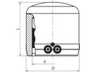 Verschlussmuffe MV (Karton à 60 Stk.) d 32mm 612 027 - Frialen Elektroschweissfittinge