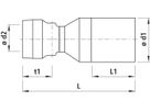 Reduktion 7250 d 200/125mm - Hawle-Grip