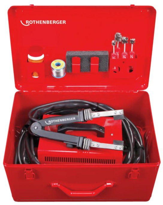 ROTHENBERGER Elektro-Lötgerät Set Rotherm 2000 230 V, 2000W , bis Ø54mm , inkl. diverses zubehör - Sanitärwerkzeuge