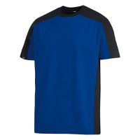 FHB MARC T-Shirt zweifarbig royalblau-schwarz Gr. 2XL - Textilien