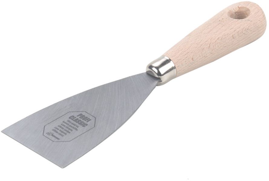 Malerspachtel, Stahl B= 30mm, mit Holzheft - Malerwerkzeuge