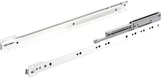 Hettich Rollschubführung Teilauszug mit Dämpfung, 450mm, à 2 Stk - Diverse Möbelbeschläge und Zubehör