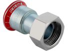 Übergangsverschraubung 22mm- 3/4" 25049 Überwurfmutter vernickelt - Mapress-Heizungs-Formstücke