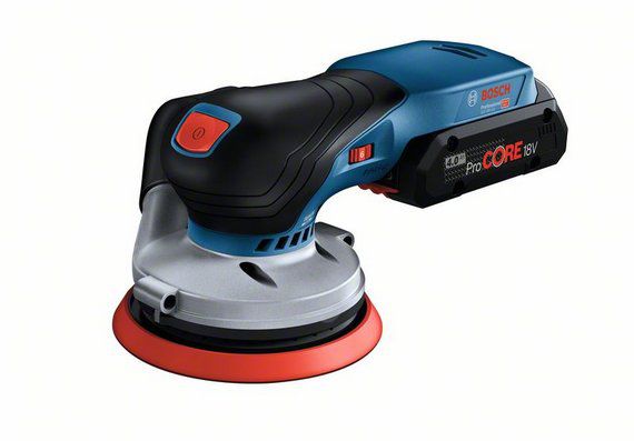 Akku-Exzenterschleifer GEX 18V-125 Schleifteller, Schleifblatt, Staubbeutel, L-BOXX - Bosch Elektrowerkzeuge