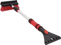 Nigrin Schneebesen mit Eiskratzer 115mm L= 61 bis 91cm, Alu-Teleskoprohr - Reinigung