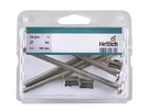 Hettich Verbindungsbeschlag Set verzinkt, M6 x 100mm, mit Kloben, à 4 Stk - Diverse Möbelbeschläge und Zubehör