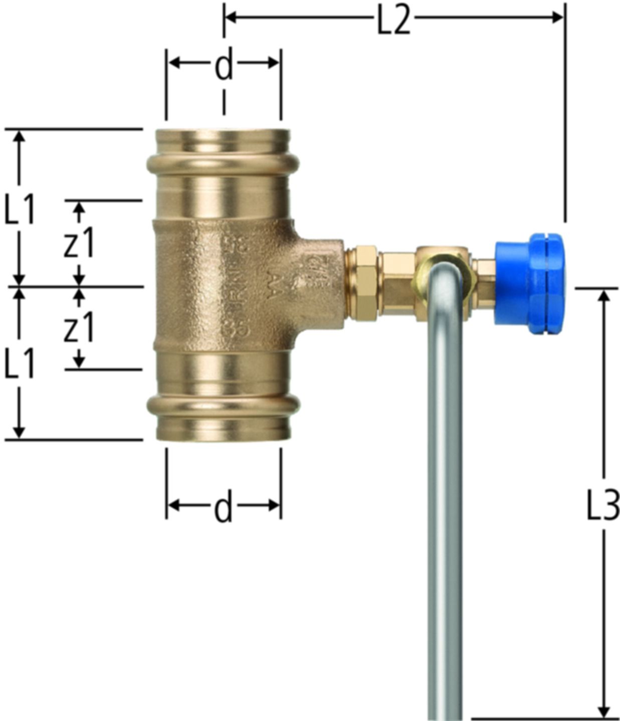 T-Stücke NUSSBAUM Optipress-Aquaplus