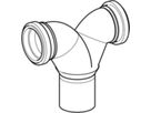 Wandklosett-Doppelbogen 180° d 90/ 90mm 308.923.14.1 - Geberit-PE-Silent-Formstücke