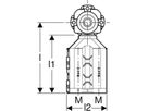 Doppeldose 90° 1/2" 650.489.00.3 ohne Schnellkupplung - Geberit-Push Fit-Formstücke