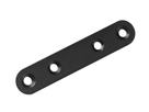 Hettich Verbindungsblech schwarz, 80 x 15mm - Diverse Möbelbeschläge und Zubehör