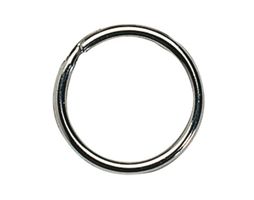 Schlüsselringe vernickelt 12 mm innen 10 mm - Schlüsselzubehör
