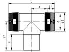 ELGEF Tee PN 16 d 250mm 753 201 821 - ELGEF Plus Elektroschweissfittinge