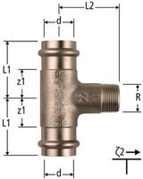 T-Stücke NUSSBAUM Optipress-Aquaplus