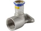 Anschlusswinkel 90° m/IG 22 x 1" 91099 für Einrohr-/Zweirohrgaszähler - Mapress-Gas-Formstücke