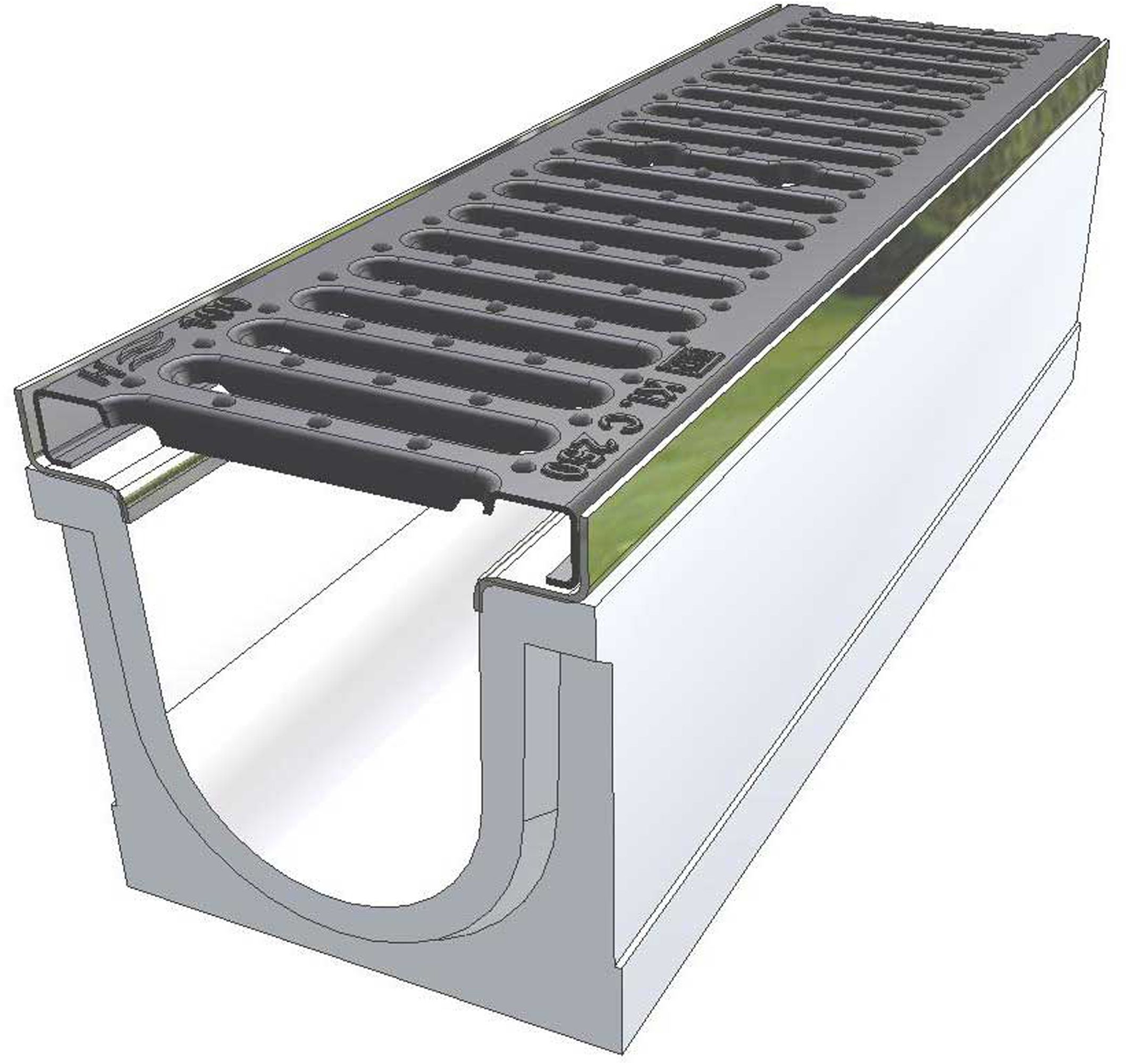 TOP 100 C250 mit verz. Stegrost Element 50cm