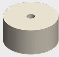 Multi-Befestigungskonsole Dämmung Glaswolle Ø 400 mm , Dicke flexibel - INOXTECH-Handlauf-/Geländer-System