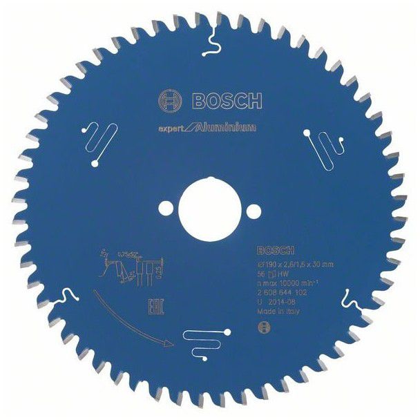 Kreissägeblatt für Laminat 160x20x2.2 2 608 644 132 48T - Bosch Maschinenzubehör