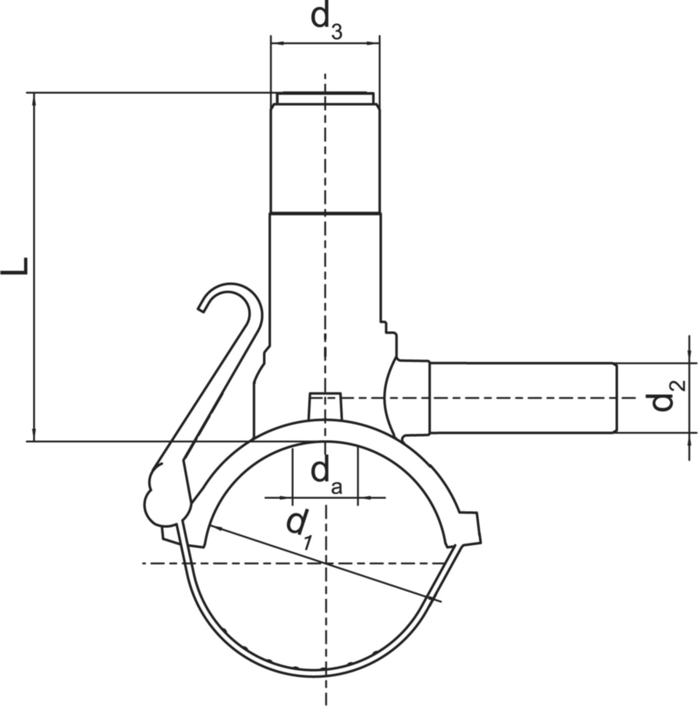 Druckanbohrarmatur DAA KIT (Karton à 12 Stk.) d 125/50mm 616 478 - Frialen Elektroschweissfittinge