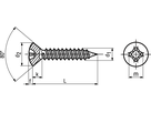 Lsk-Blechschr Phil+Spitze St vzb BN996 DIN7983C 3,5x9,5 - Bossard Schrauben