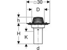 Dachwassereinlauf konventionell, senkrecht d 110mm 359.013.00.1 - Geberit-Dachentwässerung