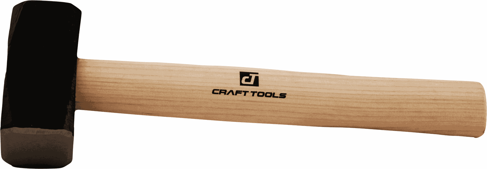 CRAFT TOOLS Handfäustel, mit polierten Bahnen 1250g, L= 280mm, m. Eschenstiel - Gartenbauwerkzeuge