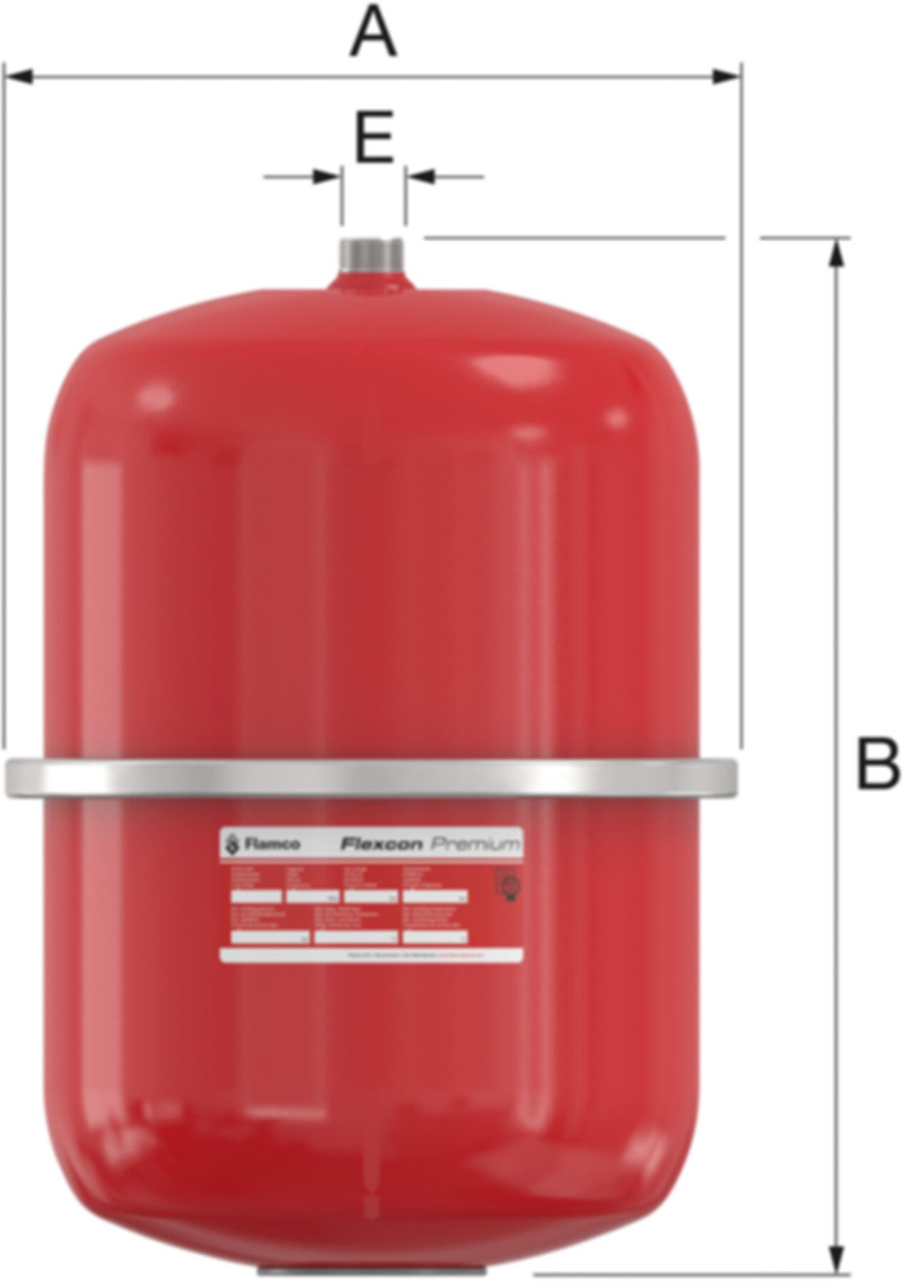 Flexcon Premium 25 1.0 bar 3/4"  16923 - Flamco Expansionsgefässe Flexcon