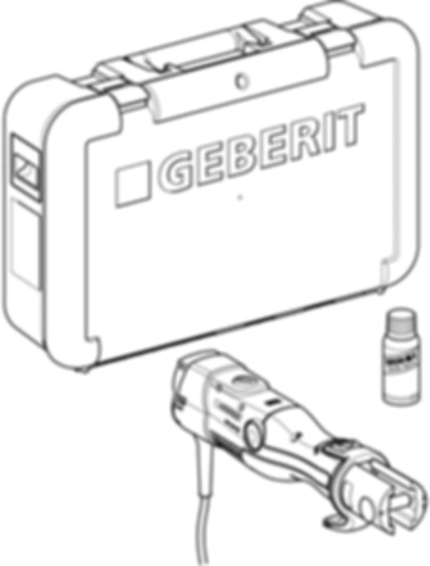 Presswerkzeug ECO 203 [2] 691.214.P3.1 im Koffer, Netzbetrieb, für Mepla/Mapress - Mapress-Werkzeuge und Zubehör