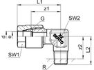 Einschraubwinkel SO 02421 8- 1/8" - Serto-Programm M/G