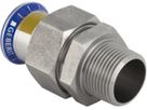 Übergang lösbar mit AG 28mm- 1" 34437 Überwurfmutter Edelstahl - Mapress-Gas-Formstücke