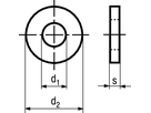 Scheiben ohne Fase Stahl vzb BN733 DIN7349 M3/3,2/9/1 - Bossard Schrauben