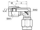 Winkelverschraubung SO 42021 10 mm - Serto-Programm M/G