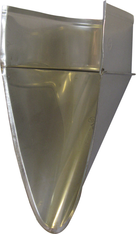 Rohrzweigeinlauf 75 mm 218 - Cr-Ni Spenglereihalbfabrikate
