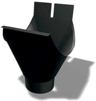 PREFA Rinnenkessel 250/80 mm P.10 Schwarz - PREFA Dachentwässerungssysteme