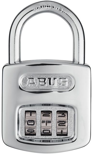 Kombi-Zahlenschloss ABUS 160/50 SB - Vorhängeschloss, Sicherheitsbeschläge